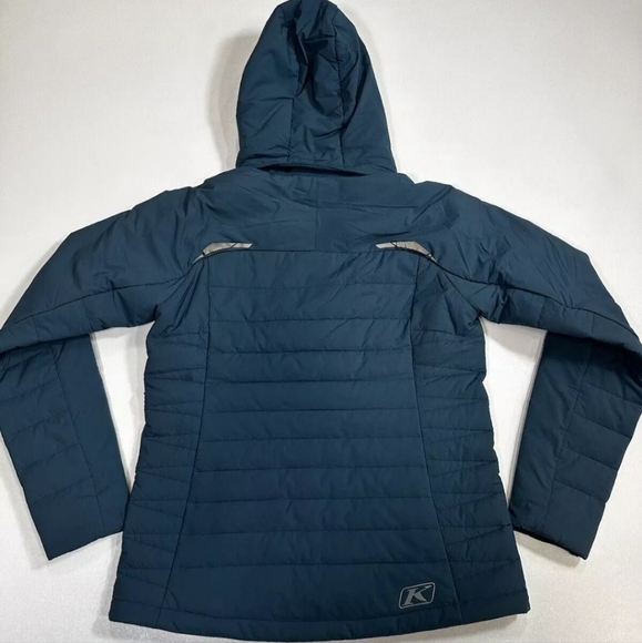 NWT KLIM Women's Waverly Puffer Jacket -Size MD- Petrol - Picture 3 of 4